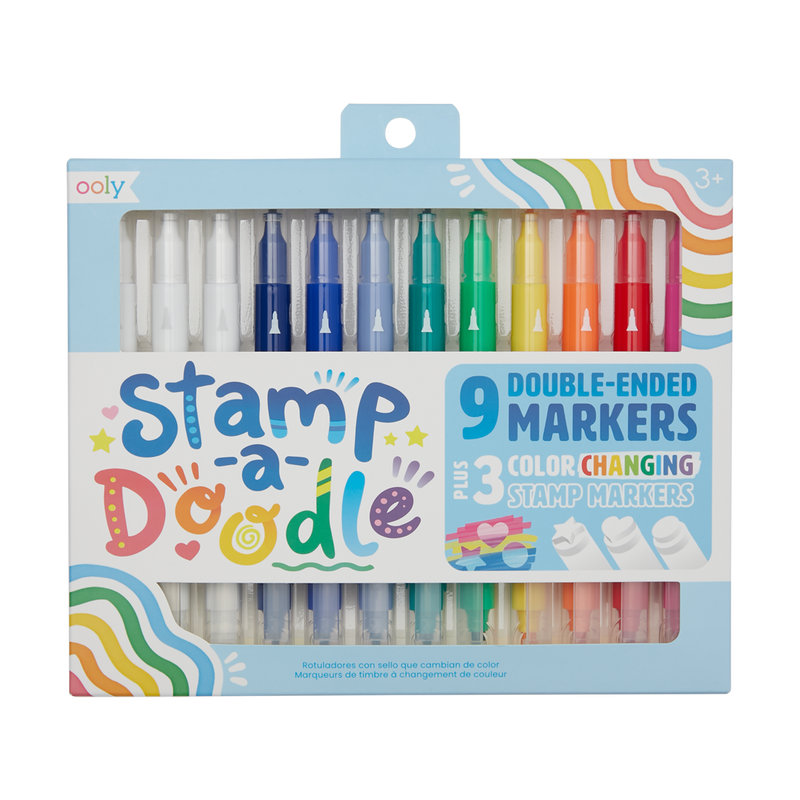 Stamp-A-Doodle Double-Ended Markers by Ooly #130-100
