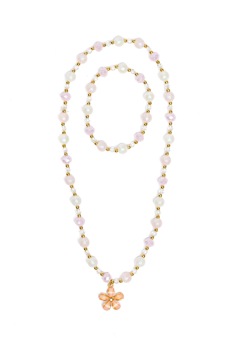 Beautiful Bloom Necklace & Bracelet Set by Great Pretenders #86143
