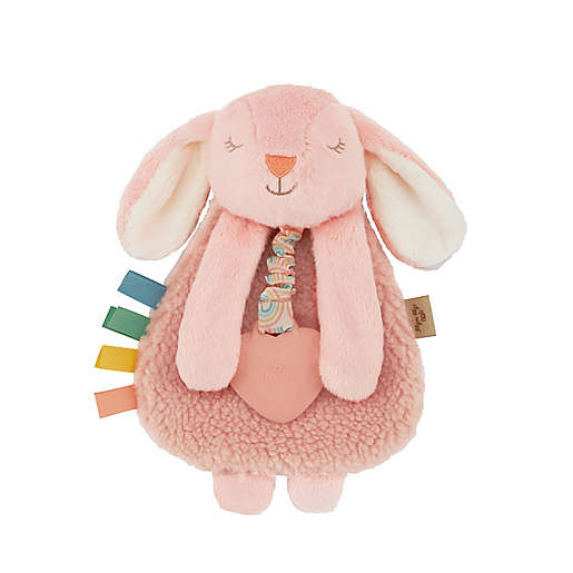 Itzy Lovely Pink Bunny Plush with Teether Toy by Itzy Ritzy