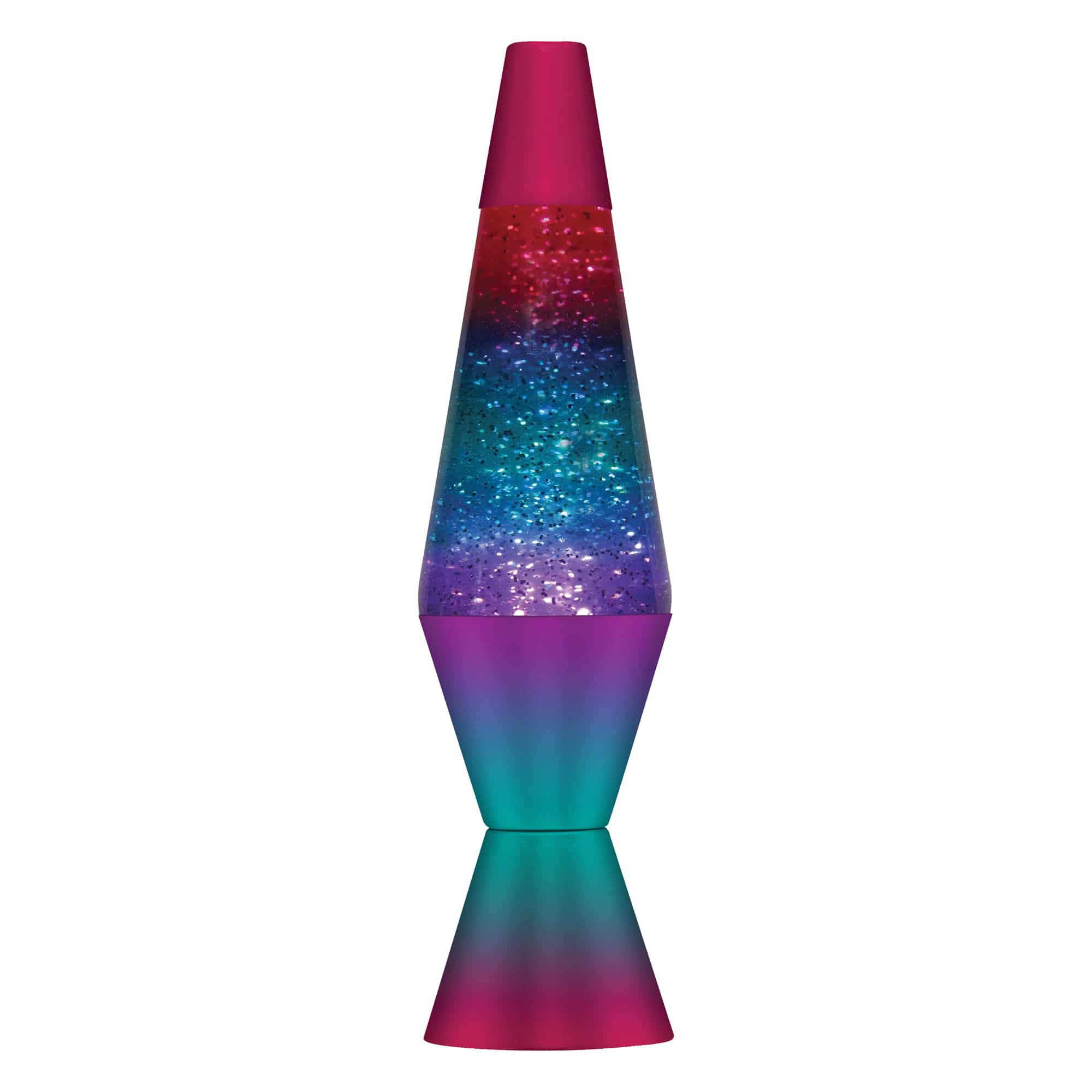 14.5" Berry – Rainbow/Glitter/Tricolor Lava Lamp by Schylling #23220400