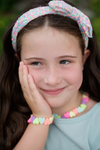 Sweet Tart Heart Necklace & Bracelet Set by Great Pretenders #86122