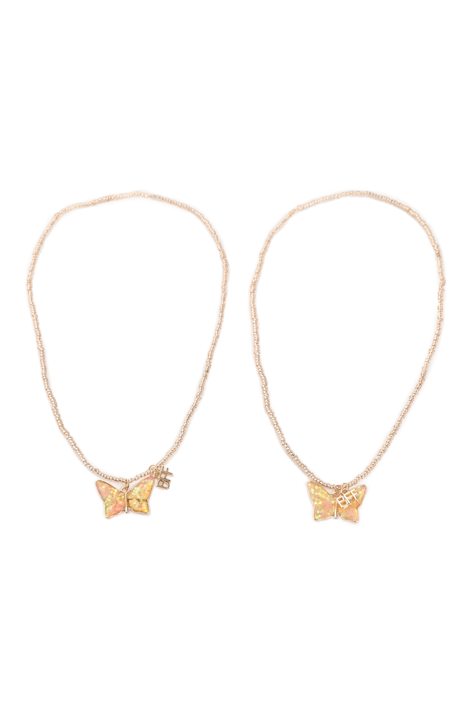 BFF Butterfly Share & Tear Necklace Set by Great Pretenders #86113