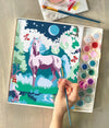 Paint By Numbers: Moonlit Unicorn by Bright Stripes #9201