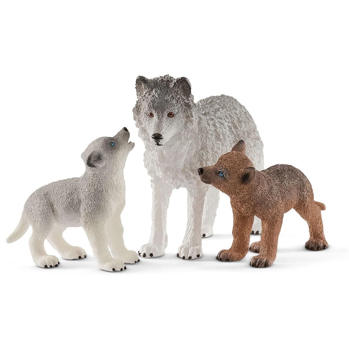 Mother Wolf With Pups Set by Schleich #42472