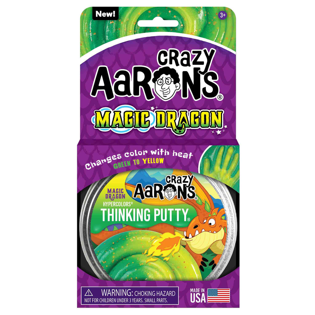 Magic Dragon 4” Tin Thinking Putty by Crazy Aaron’s
