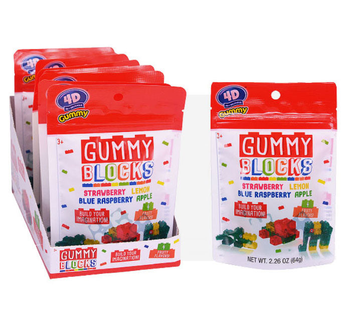 4D Gummy Blocks Candy