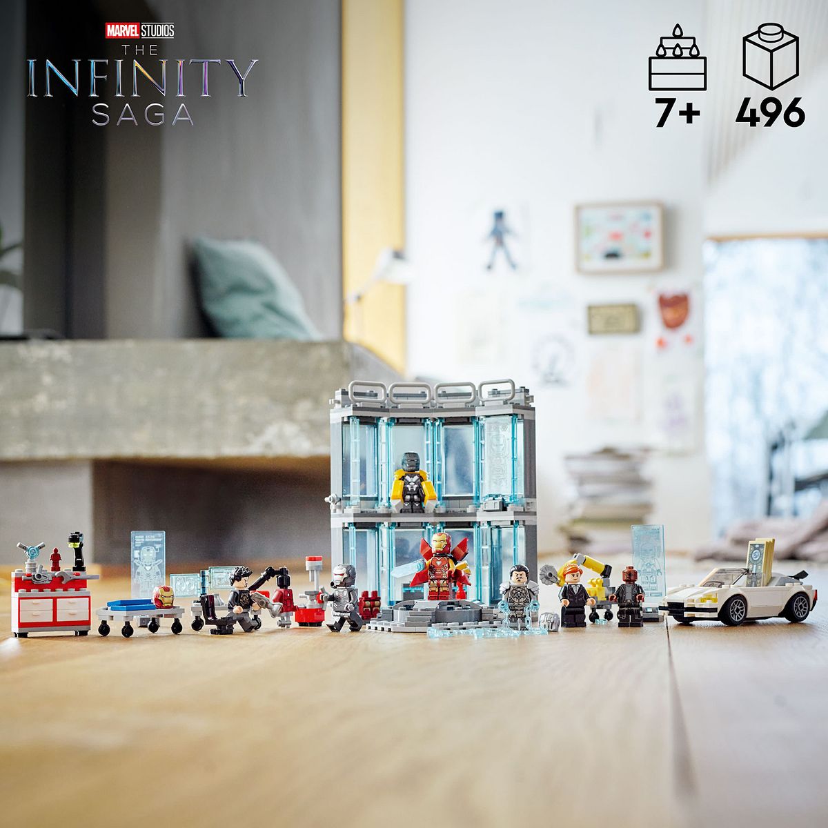 LEGO Infinity Saga Iron Man Armory #76216