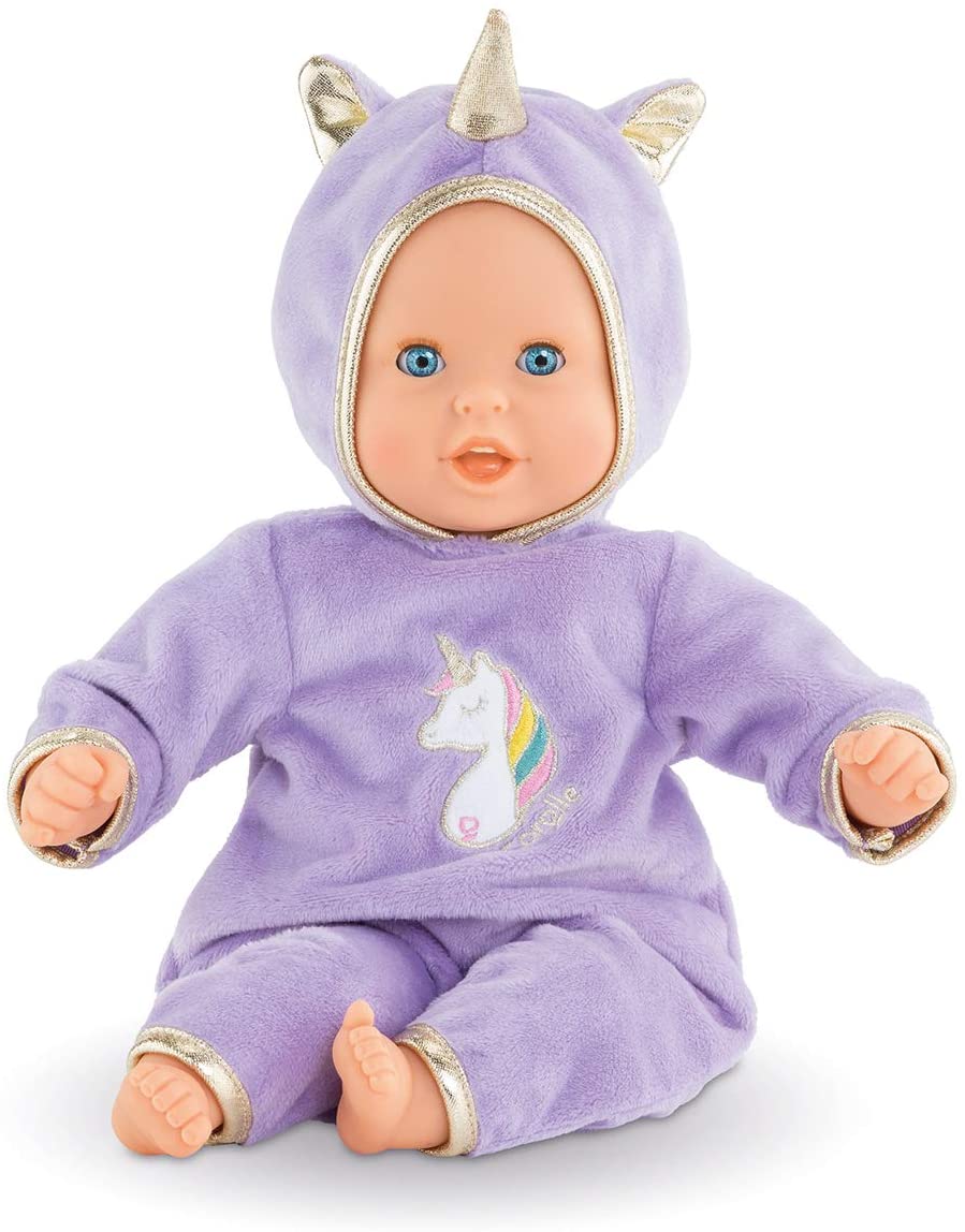 Poupon Unicorn- 12" Baby Doll by Corolle