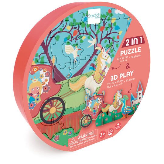 2-in-1 Puzzle: Princess by Scratch Europe #6181201