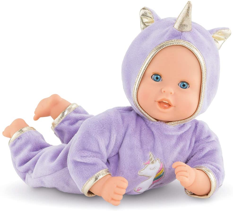 Poupon Unicorn- 12" Baby Doll by Corolle