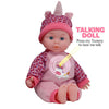 12” Talking Baby Doll by New York Doll Collection #B303
