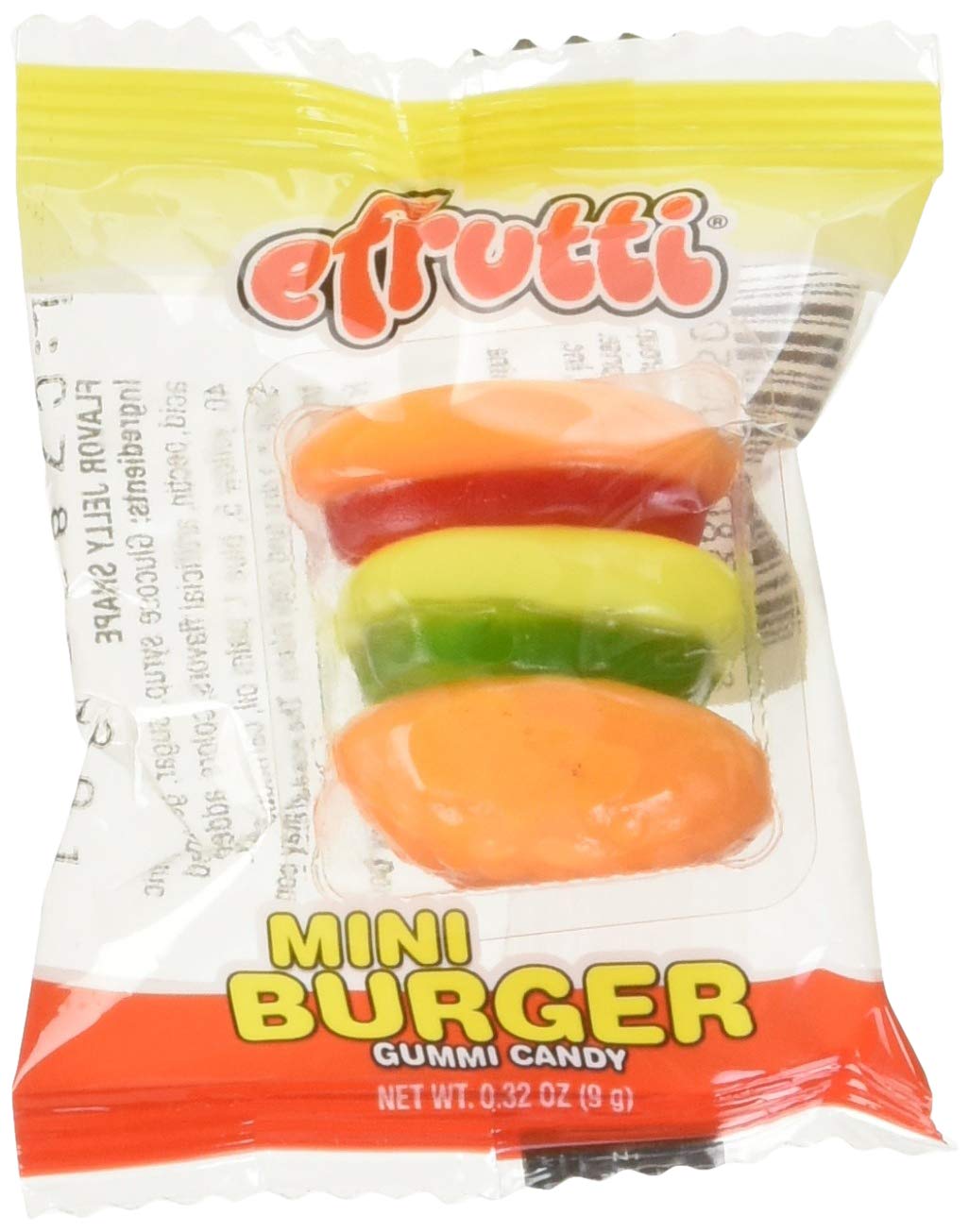 Efrutti Mini Gummy Burger Candy