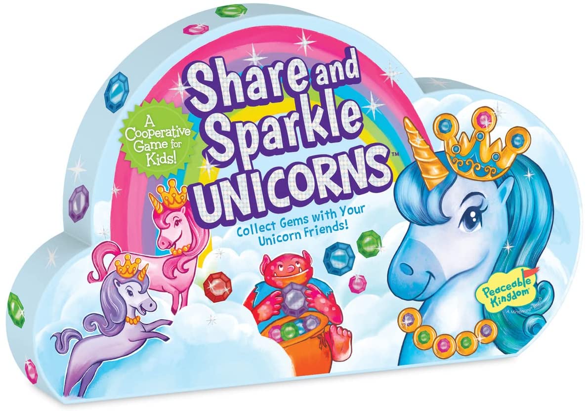 Share and Sparkle Unicorns Game by Peaceable Kingdom #GMC34