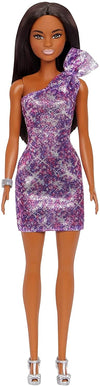 Glitz Barbie Doll Purple Dress #GRB34