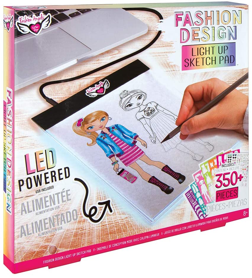 Fashion Design Light Up Sketch Pad by Fashion Angels #12521