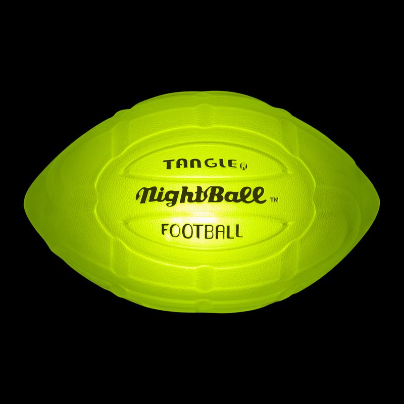 LED Light Up Football - Green by Tangle Creations #12796