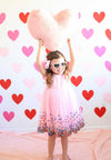 Pink Confetti Sequin Dress by Sweet Wink