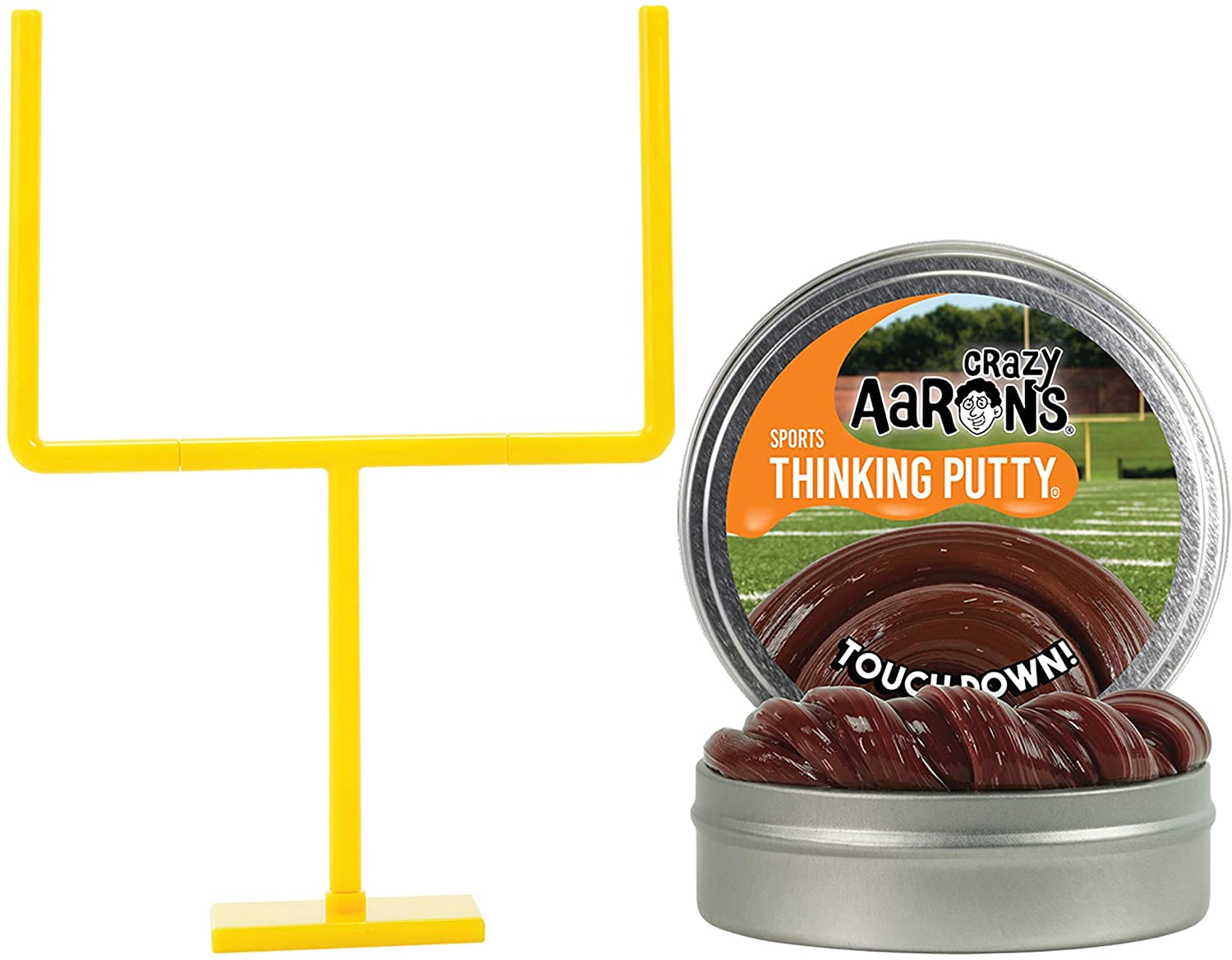 Tabletop Football Field Goal Thinking Putty by Crazy Aaron’s