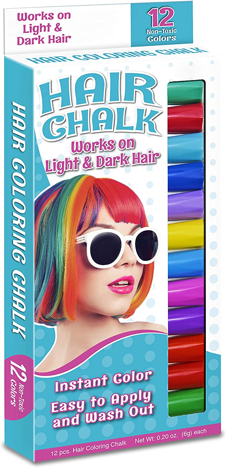 Hair Chalk 12 Colors by The Pencil Grip #TPG-683