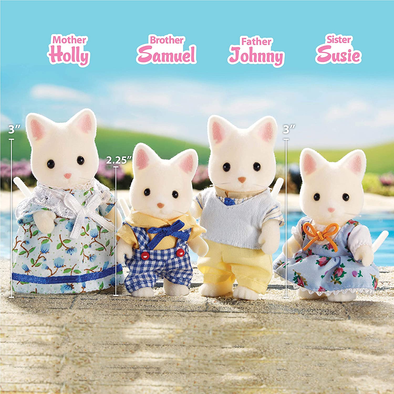 Silk Cat Family by Calico Critters #CC1693