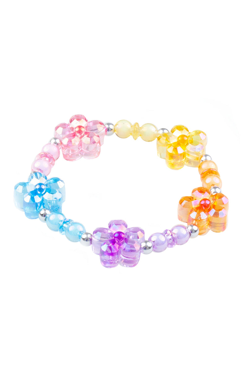 Flower Rainbow Power Bracelet by Great Pretenders #84015
