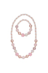 Pearly Pink Necklace & Bracelet Set by Great Pretenders #86109