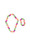 Sweet Tart Heart Necklace & Bracelet Set by Great Pretenders #86122