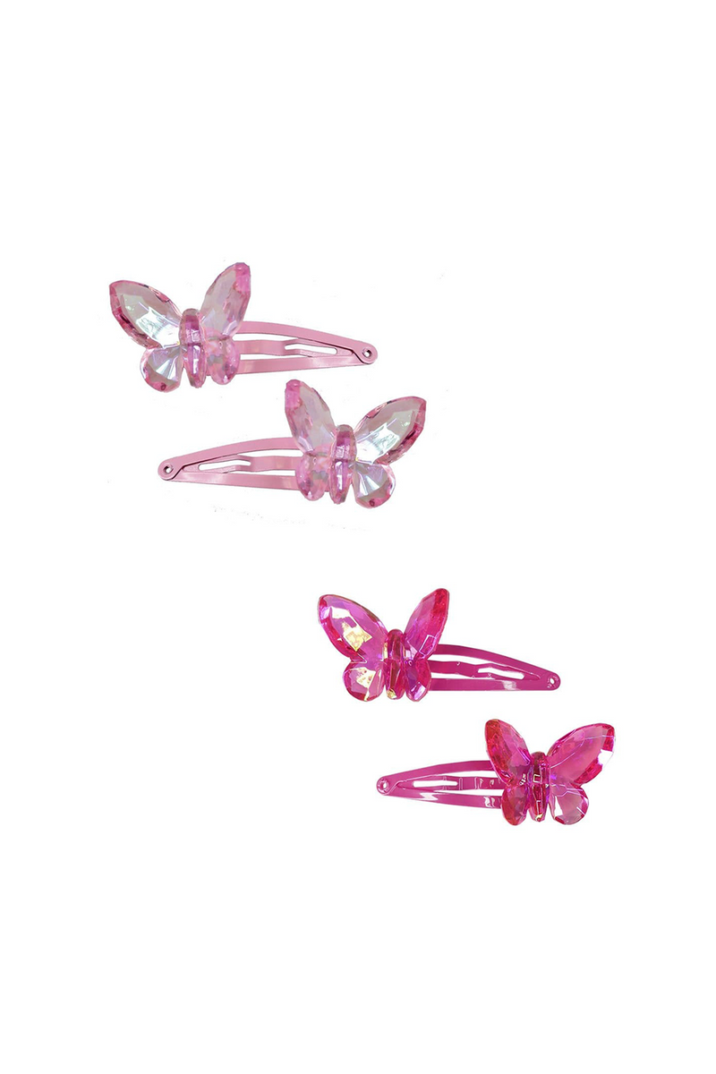 Fancy Flutter Butterfly Hairclips by Great Pretenders #88019