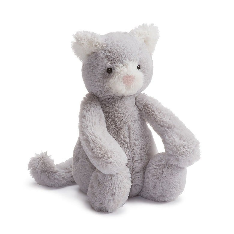 Bashful Grey Kitten Small by Jellycat #BASS6KYN