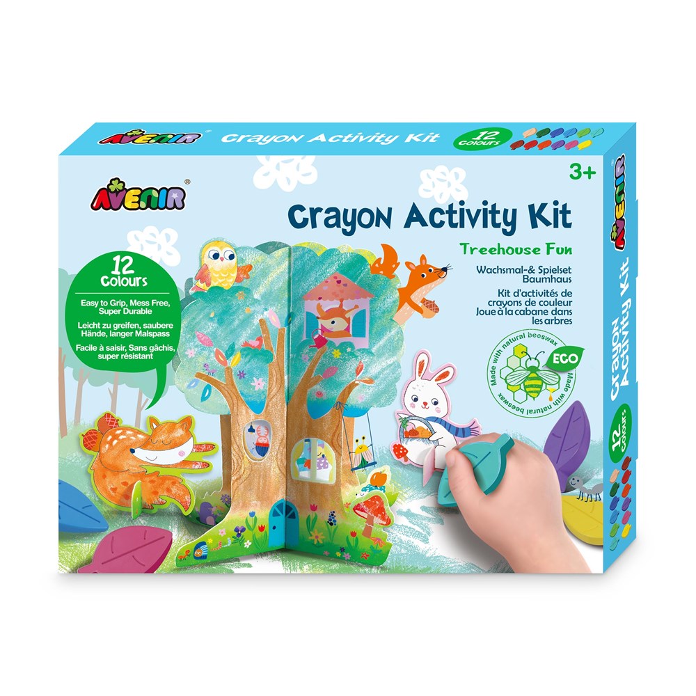 Treehouse Fun Crayon Activity Kit by Avenir #7336019