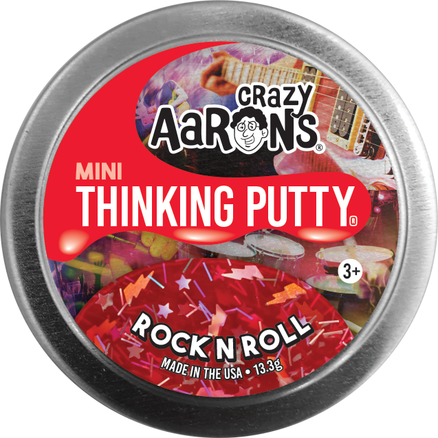 Rock N Roll Thinking Putty 2'' Tin by Crazy Aaron’s #RK003