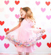 Pink Confetti Sequin Dress by Sweet Wink