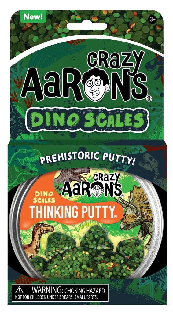 Dino Scales Thinking Putty 4” Tin by Crazy Aaron’s #D0020