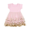 Gold Blush Sequin Dress by Sweet Wink