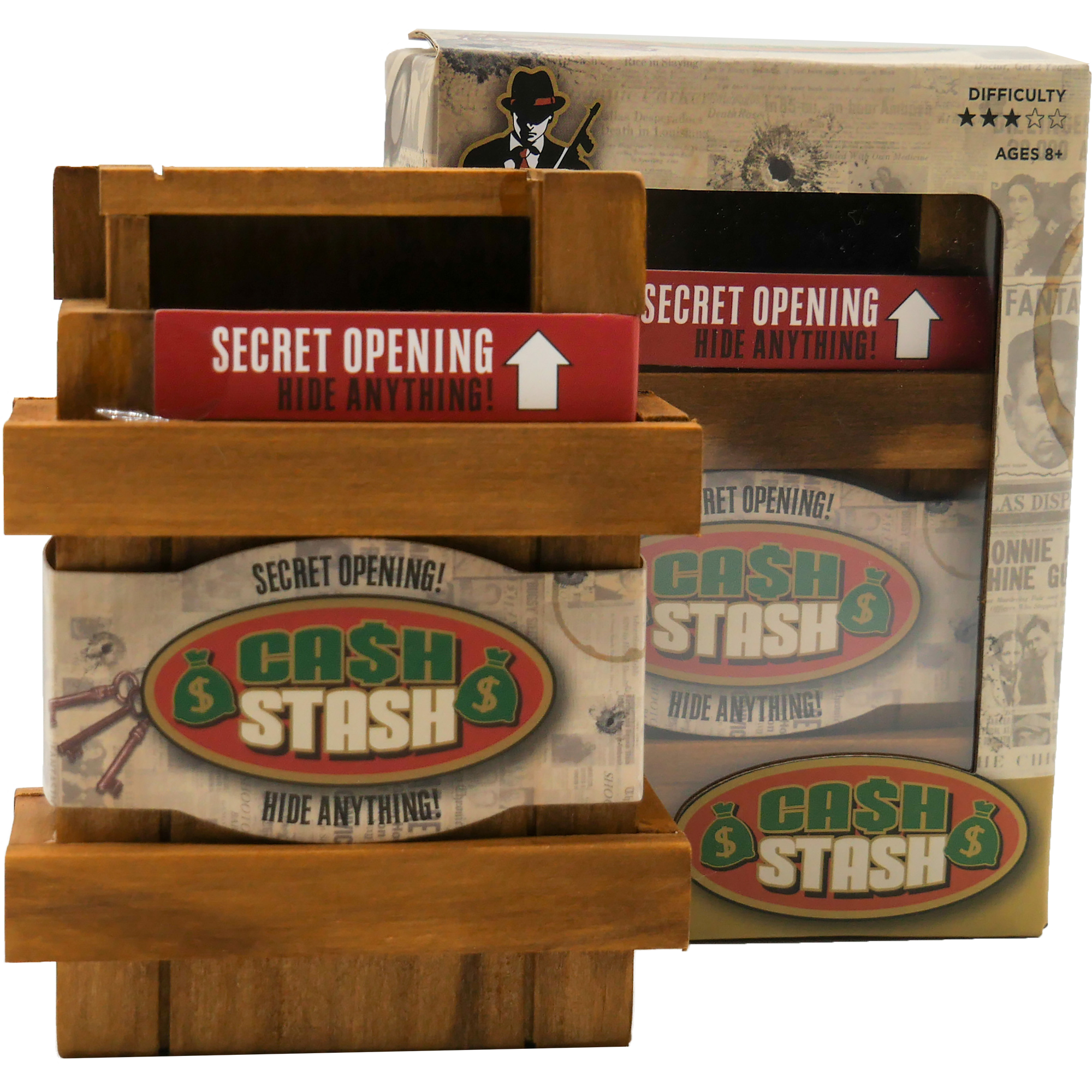 Secret Opening Puzzle Box: Cash Stash by Project Genius