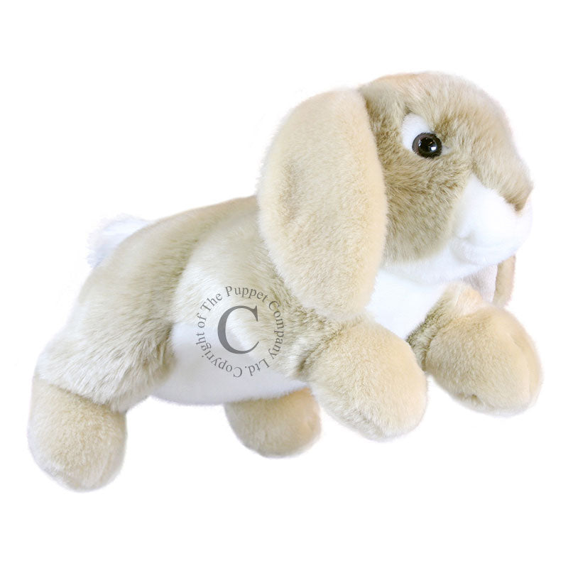 Beige Loop Eared Rabbit Full-Bodied Puppet by The Puppet Company #PC001812