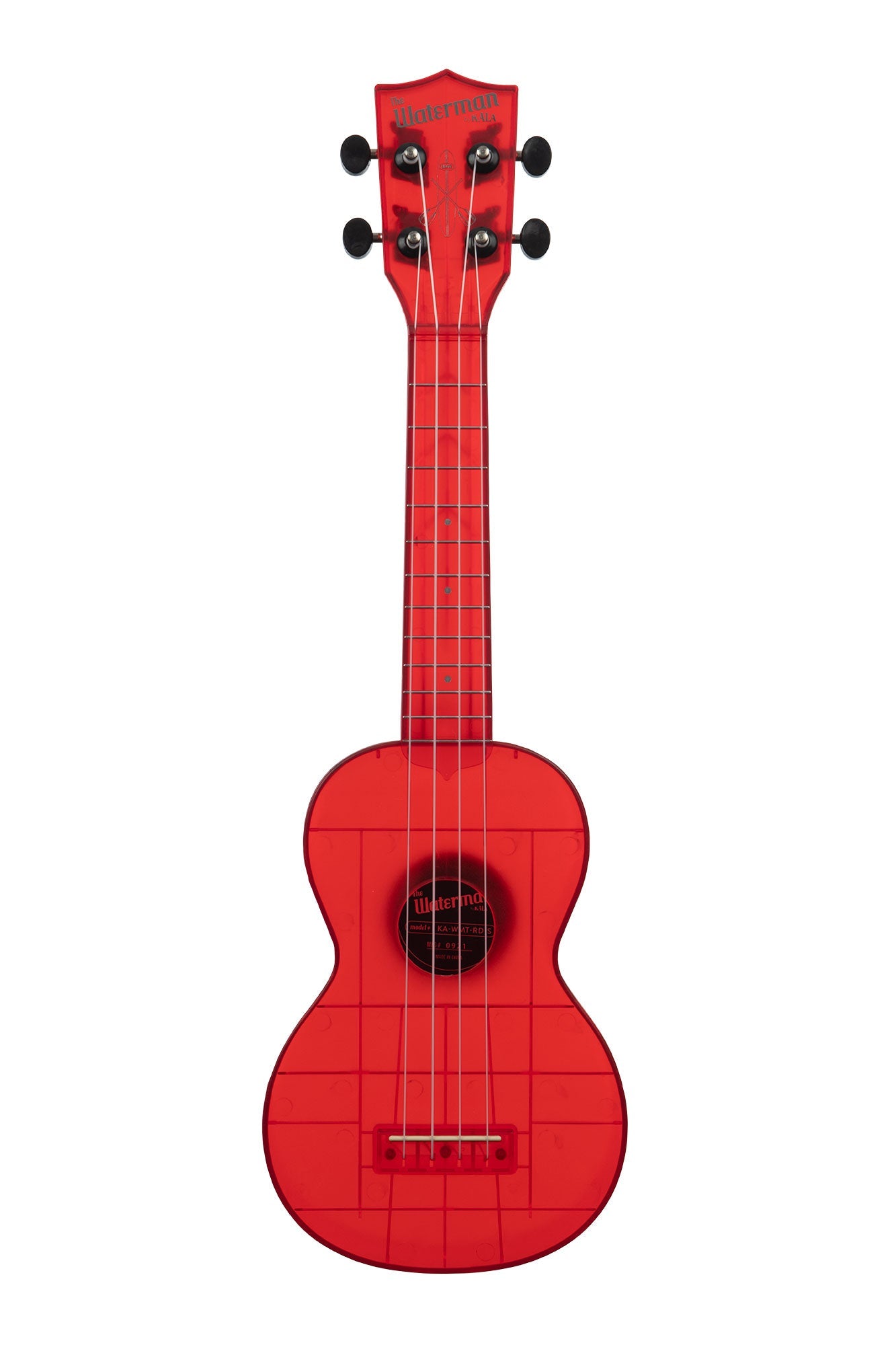 Maritime Red Transparent: Learn to Play The Waterman Ukulele by Kala