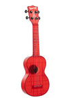 Maritime Red Transparent: Learn to Play The Waterman Ukulele by Kala