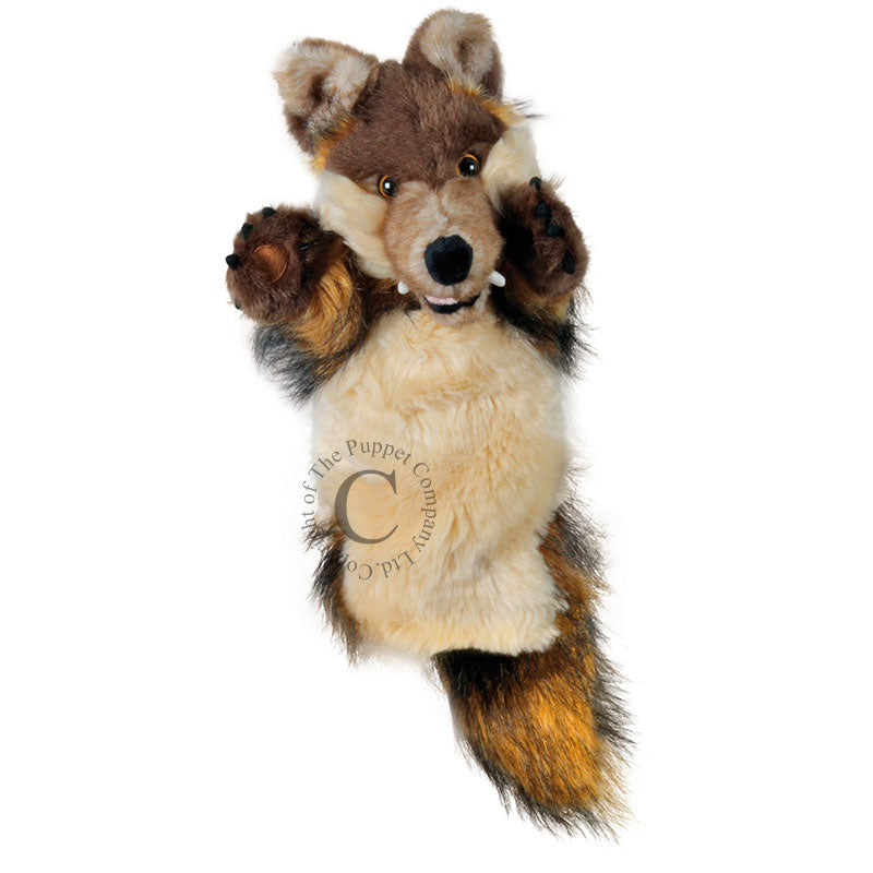 Wolf Long Sleeved Hand Puppet by The Puppet Company # PC006032