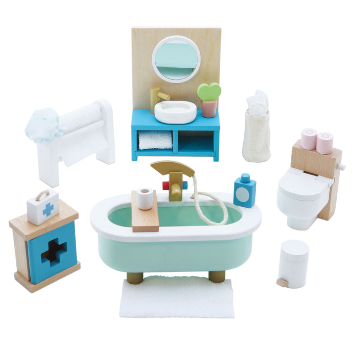 Bathroom Dollhouse Furniture Set by Le Toy Van # ME060