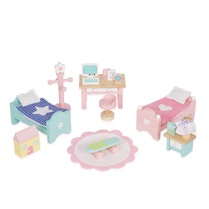 Children’s Bedroom Dollhouse Furniture Set by Le Toy Van # ME061