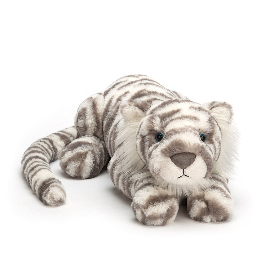 Really Big 30” Sacha Snow Tiger by Jellycat #SACRB1T