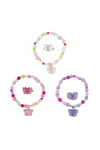 Sparkle Butterfly Bracelet & Ring Set by Great Pretenders #84004
