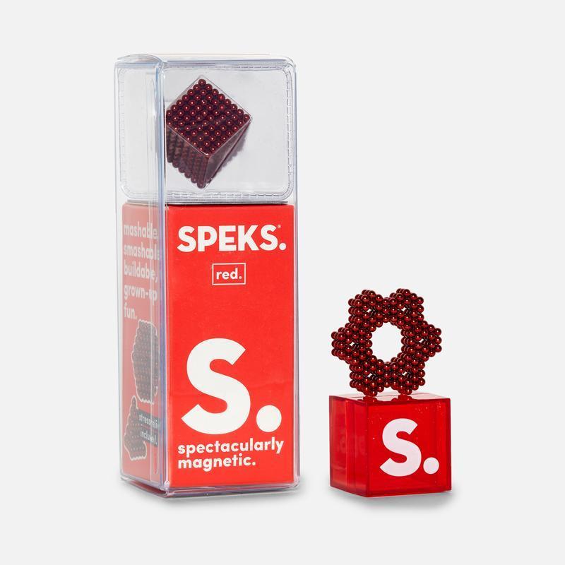 Speks: Red Magnetic 2.5mm Balls Fidget Toy
