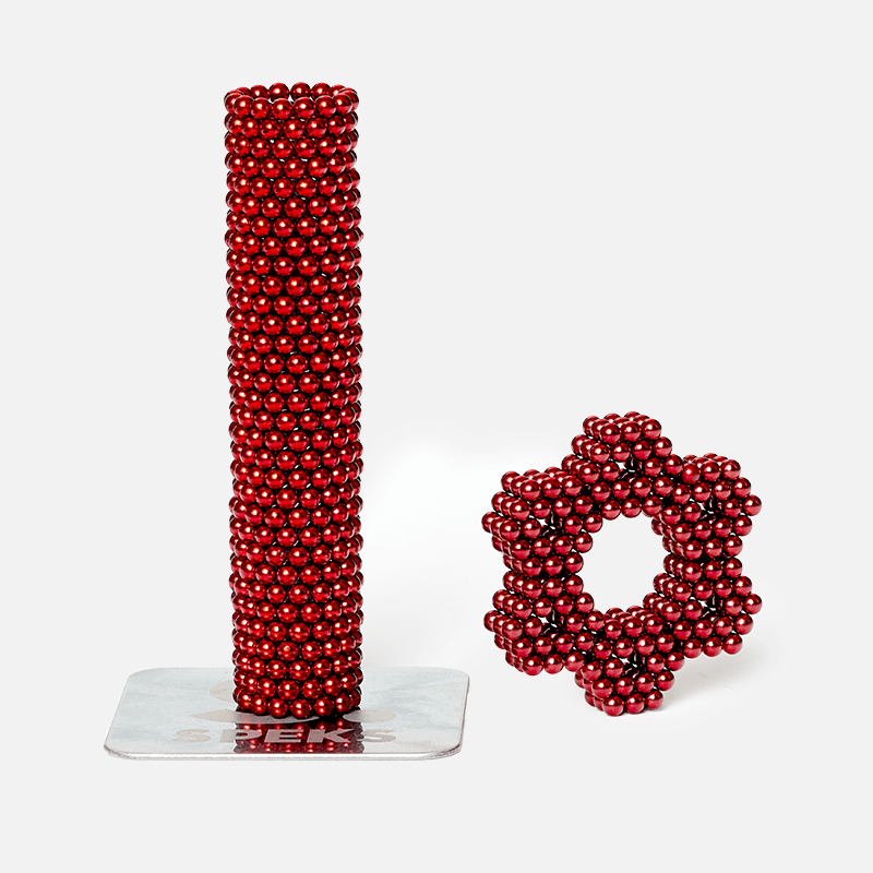 Speks: Red Magnetic 2.5mm Balls Fidget Toy