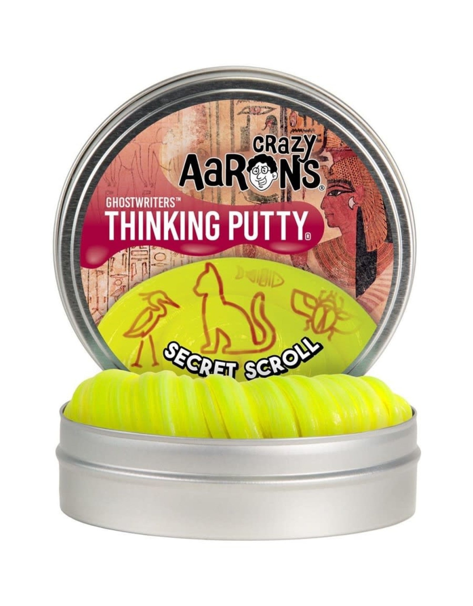 Secret Scroll Putty 4” Tin Thinking Putty by Crazy Aaron’s