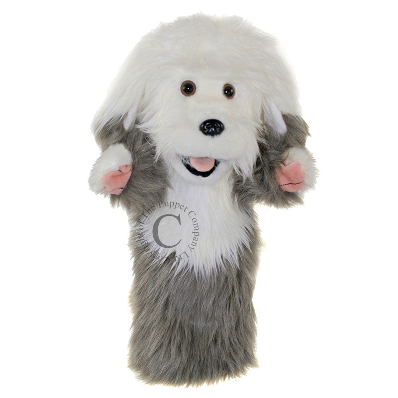 Old English Sheepdog Long-Sleeved Puppet by The Puppet Company #PC006045