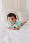 Sweetie Soother Pacifier Set (2 Pack)- Mint & White Cables by Itzy Ritzy