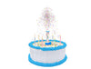 Party Popper Cake Topper with Edible Confetti Blue #3316