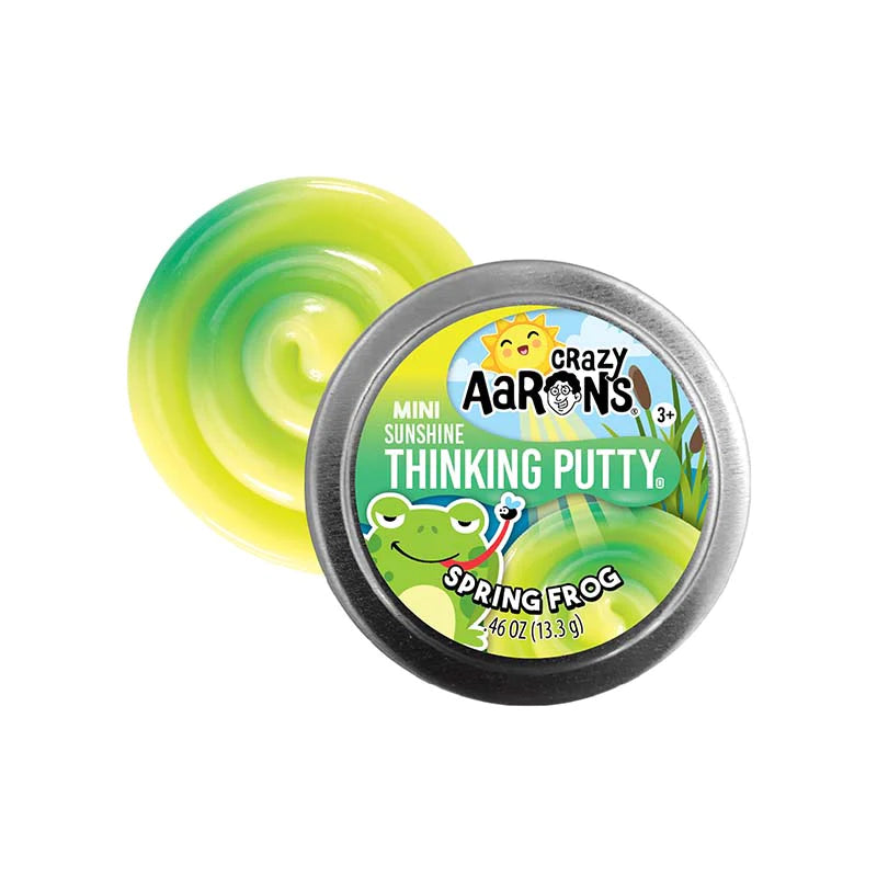 Spring Frog Sunshine Thinking Putty 2” Tin by Crazy Aaron’s #FR003